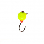 Мормишка Intech Ice Jig Капля з петелькою Swar ø4.0 (1шт) #24 черный об