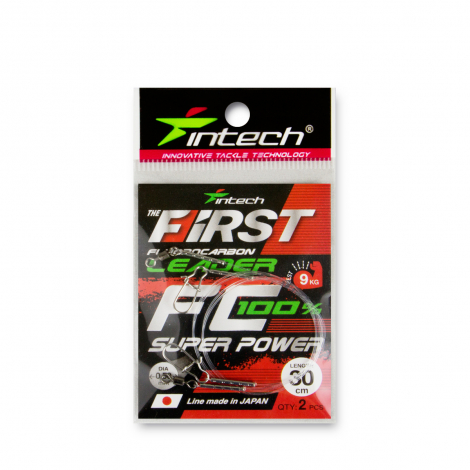 Повідець флюорокарбоновий Intech FC First Leader 30 cm 2 шт Повідець флюорокарбоновий Intech FC First Leader 30 cm 2 шт
