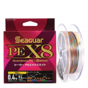 Шнур плетений Seaguar PE X8 Grandmax 200m #0.6 (14lb/6.4kg)
