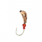 Мормишка Intech Ice Jig Уралка з отвором (капля+кембрик) ø3.0 (10шт) 0,35g №18 #03 медь