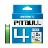 Шнур Shimano Pitbull 4PE 150m Lime Green PL-M54R 0.4 (8.6lb / 3.9kg) Шнур Shimano Pitbull 4PE 150m Lime Green PL-M54R 0.4 (8.6lb / 3.9kg)