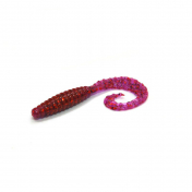 Приманка Bait Breath Curly Grub 3,5" (10шт) Ur29  Chameleon／Red・seed