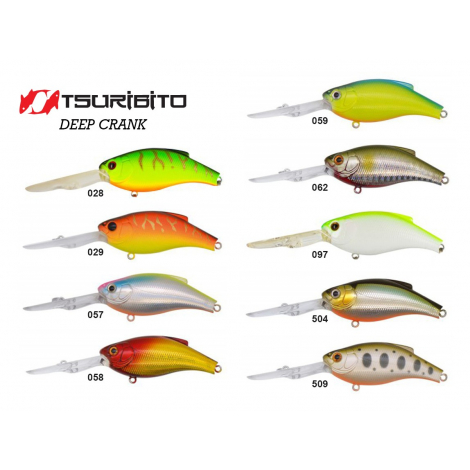 Воблер Tsuribito Deep Crank 65 SDR (65 мм,  16 gr, 4 м) 062