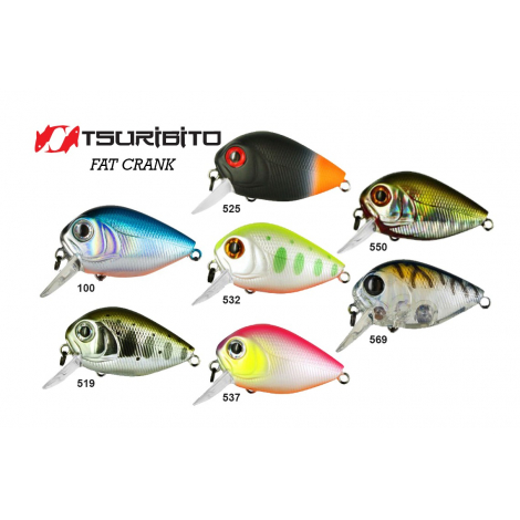 Воблер Tsuribito Fat Crank 37F (37 мм, 5.9 gr, 0.2 – 0.5 м) 519