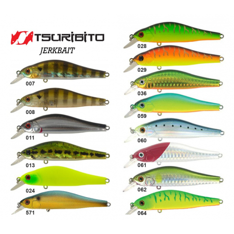 Воблер Tsuribito Jarkbait  80F  (80 мм,  8.1 gr, 1 м) 061