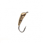 Мормишка Intech Ice Jig Банан з насічкою ø2.5 (10шт) 0,31g №16 #01 золото