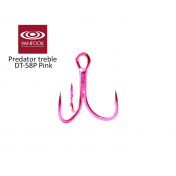 Гачок Vanfook потрійний Predator treble DT-58P Pink #08 (7шт)