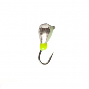 Мормишка Intech Ice Jig Капля з петелькою ø2.5 (1шт) #15 серебро ф