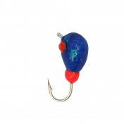 Мормишка Intech Ice Jig Капля з петелькою 2Swar ø3.0 (10шт) 0,41g №16 #26 оранж об