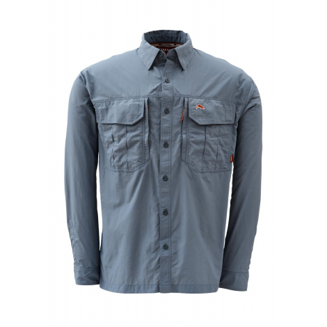 Рубашка Simms Guide Shirt Steel Blue XL Рубашка Simms Guide Shirt Steel Blue XL