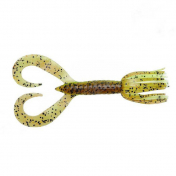 Приманка Keitech Little Spider 3" (8 шт) 401 Green Pumpkin/Chartreuse