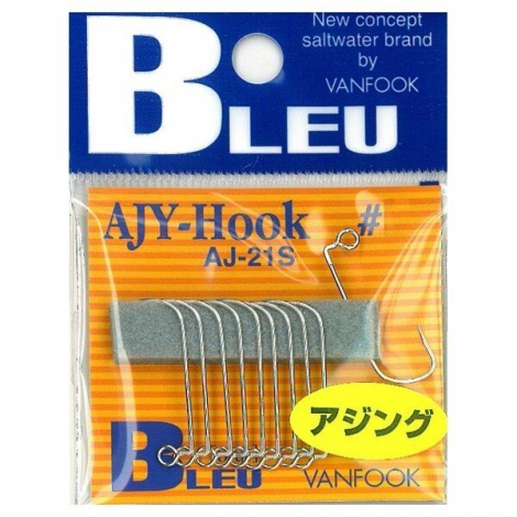 Гачок Vanfook джиговий AJ-21S Silver (10шт) #8 Гачок Vanfook джиговий AJ-21S Silver (10шт) #8