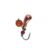Мормишка Intech Ice Jig Клюшка з отвором Cat Eye ø3.8 (1шт) #44 медь R