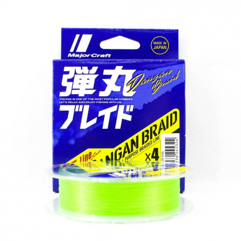 Шнур Major Craft Dangan Braid X4 DB4 200m green Шнур Major Craft Dangan Braid X4 DB4 200m green