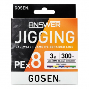 Шнур плетений Gosen Answer Jigging PE X8 300m