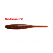 Приманка Keitech Shad Impact 2" (12 шт) 401 Green Pumpkin/Chartreuse
