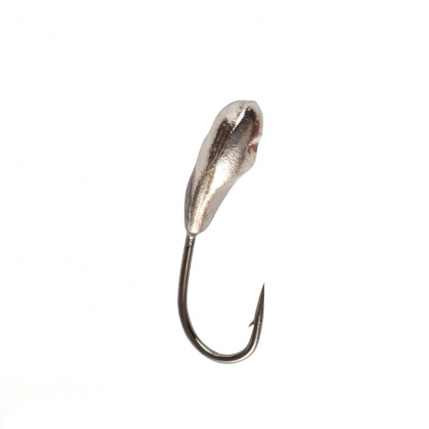 Мормишка Intech Ice Jig Насіння з отвором ø2.5 (1шт) #02 серебро Мормишка Intech Ice Jig Насіння з отвором ø2.5 (1шт) #02 серебро