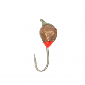 Мормишка Intech Ice Jig Полукристал з петелькою Eye ø3.0 (10шт) 0,17g №18 #15 серебро ф