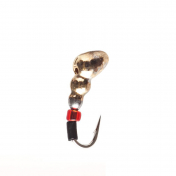Мормишка Intech Ice Jig Мураха з отвором (бісер) ø3.0 (10шт) 0,32g №18 #10 золото ц