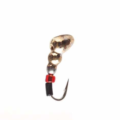 Мормишка Intech Ice Jig Мураха з отвором (бісер) ø3.0 (10шт) 0,32g №18 #10 золото ц Мормишка Intech Ice Jig Мураха з отвором (бісер) ø3.0 (10шт) 0,32g №18 #10 золото ц