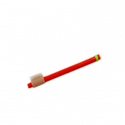 Кивок силіконовий Intech RED1 65мм (10шт) 2.5 - 6.5гр