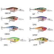 Воблер Rapala Glass Shad Rap GSR04 (4 см, 5 гр, 1,5 - 5 м) GBSD