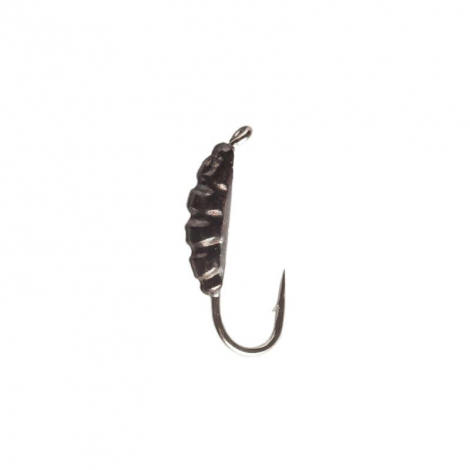 Мормишка Intech Ice Jig Личинка з петелькою L5.0 (1шт) #04 черный Мормишка Intech Ice Jig Личинка з петелькою L5.0 (1шт) #04 черный