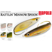 Воблер Rapala Rattlin' Minnow Spoon 08S (8 см, 16 гр) FT