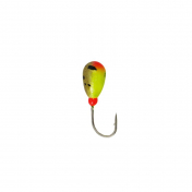 Мормишка Intech Ice Jig Капля з отвором ø4.0 (10шт) 0,86g №14 #02 серебро