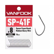 Гачок Vanfook для блешень одинарний SP-41F (16шт) #02