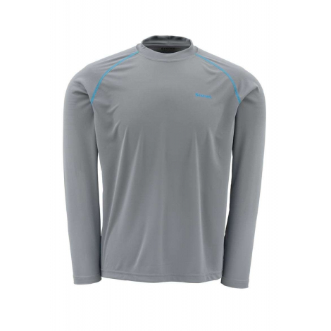 Футболка Simms Solarflex LS Crewneck Solid Concrete M Футболка Simms Solarflex LS Crewneck Solid Concrete M