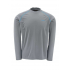 Футболка Simms Solarflex LS Crewneck Solid Concrete L