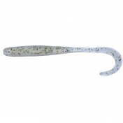 Приманка Bait Breath U30 Fish Curly 2,5" ( 8шт.) #143 Clear/Black/Gold Flake