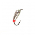Мормишка Intech Ice Jig Банан з насічкою ø3.0 (10шт) 0,5g №16 #15 серебро ф Мормишка Intech Ice Jig Банан з насічкою ø3.0 (10шт) 0,5g №16 #15 серебро ф