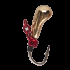 Мормишка Intech Ice Jig Клюшка з отвором ø3.8 (10шт) 0,75g №14 #10 золото ц Мормишка Intech Ice Jig Клюшка з отвором ø3.8 (10шт) 0,75g №14 #10 золото ц