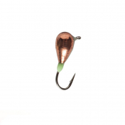 Мормишка Intech Ice Jig Капля з петелькою ø2.5 (1шт) #16 медь ф