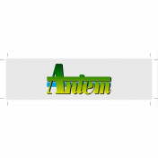 Наліпка 15x7 см Antem