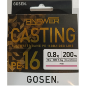 Шнур плетений Gosen Answer Casting PE X16 200m