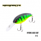 Воблер Megabite  Hydro Jack 50 F (50 мм,  9,01гр,  3m) 10