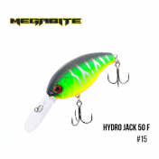 Воблер Megabite  Hydro Jack 50 F (50 мм,  9,01гр,  3m) 15