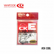 Гачок Vanfook для воблерів одинарний CK-33BL (8шт) #04