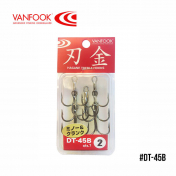 Гачок Vanfook потрійний DT-45B NS Black #04 (7шт)