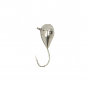 Мормишка Intech Ice Jig Капля з петелькою  ø5.0 (5шт) 1,9g №12 #02 серебро