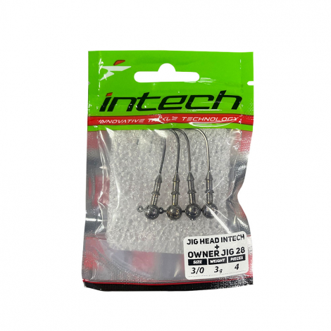 Джиг-головка Jig Head Intech + Owner Jig 28 №3/0 Джиг-головка Jig Head Intech + Owner Jig 28 №3/0