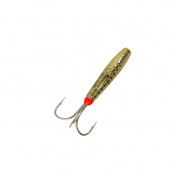 Мормишка Intech Ice Jig Чортик з насічкою ø3.3(5шт) 1,65g 3х№10 #01 золото