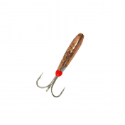 Мормишка Intech Ice Jig Чортик з насічкою ø3.3(5шт) 1,65g 3х№10 #03 медь