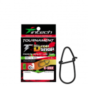 Застібка Intech Tournament Drop Snap Matt black (9 шт) #1