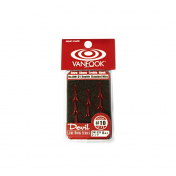 Гачок Vanfook подвійний DW-31R RED #10 (8шт)