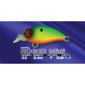 Воблер Kosadaka ROGER MIDI, Floating, 32 mm 2.6 g 11-GTR
