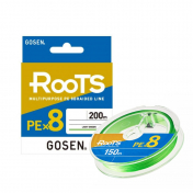 Шнур плетений Gosen RootsX8 Light green 200M